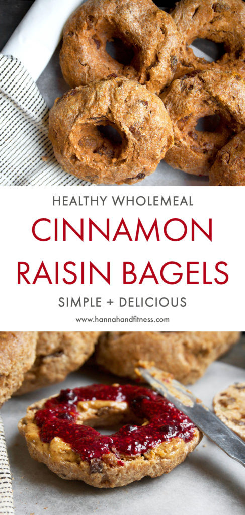 Are Bagels Healthy
 Healthy Cinnamon Raisin Bagels Hannah & Fitness