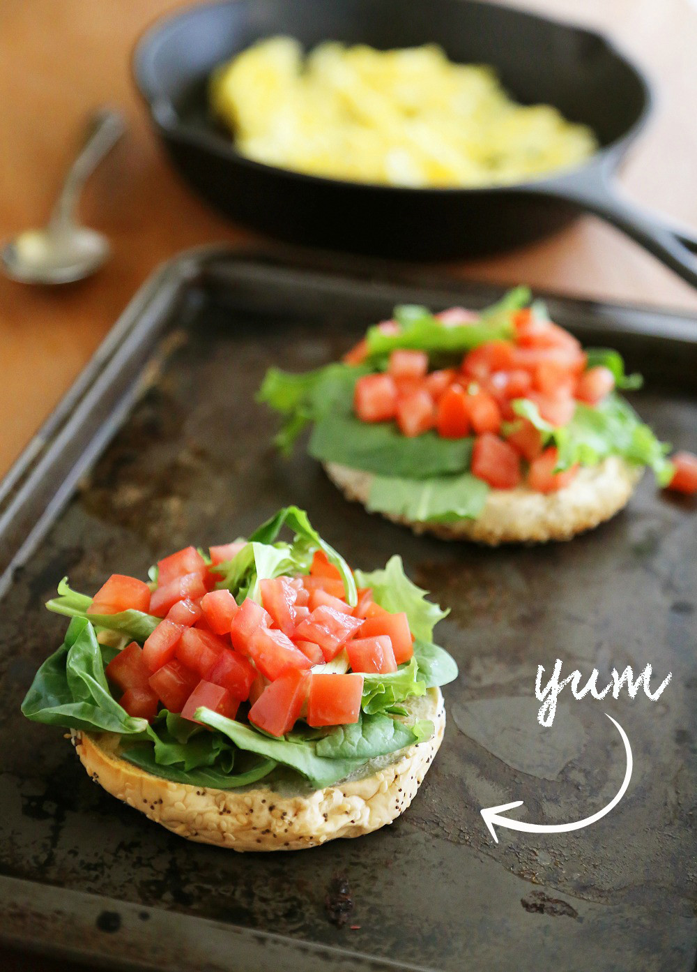 Are Bagels Healthy
 Open Faced Bagel Breakfast Sandwich