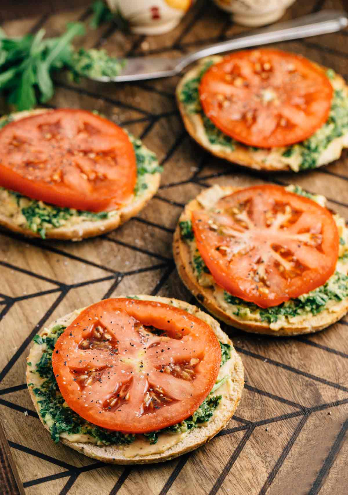 Are Bagels Healthy
 Bagel Thin Pesto Sandwiches Vegan The Veggie Chick