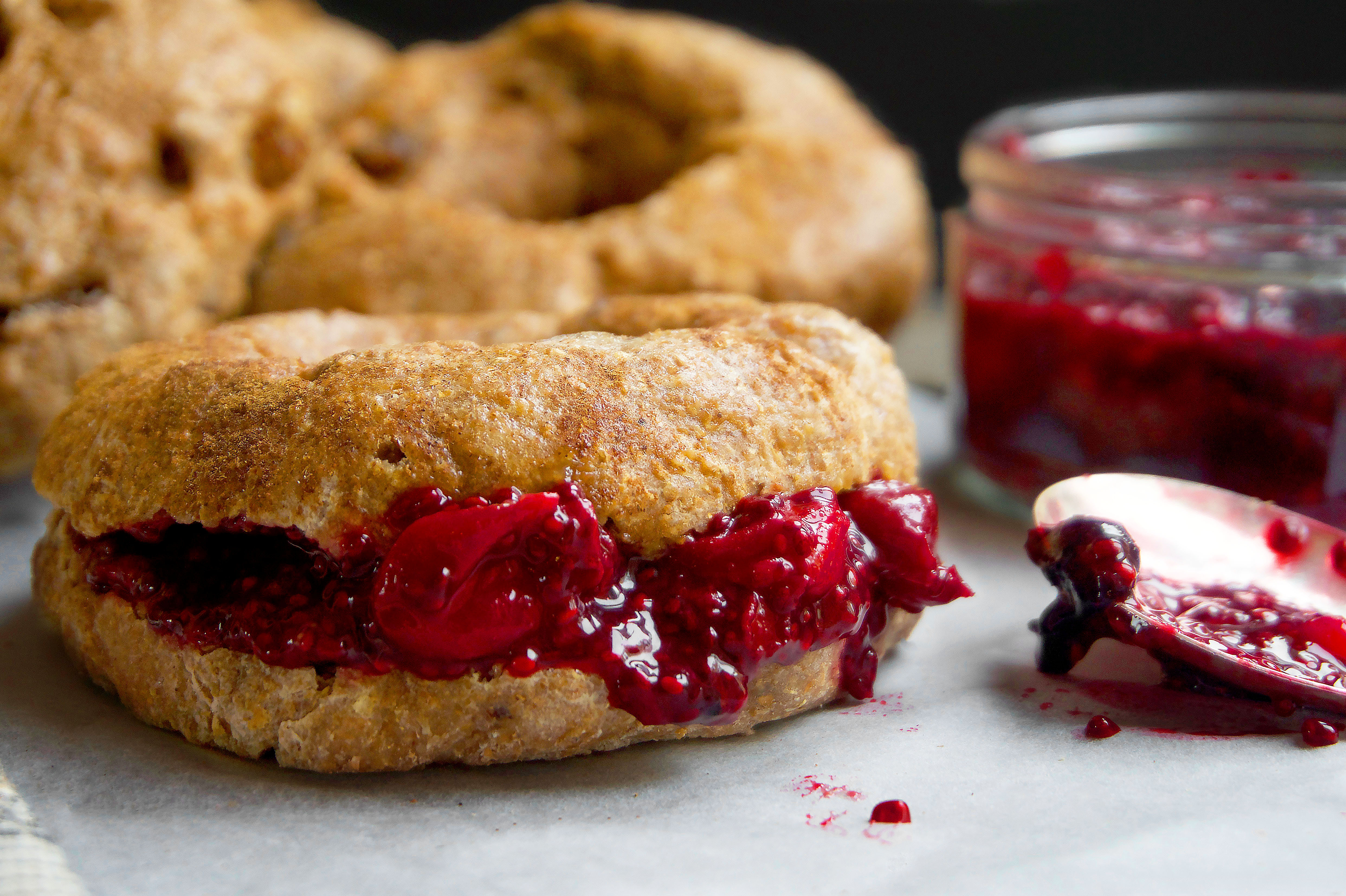 Are Bagels Healthy
 Healthy Cinnamon Raisin Bagels Hannah & Fitness