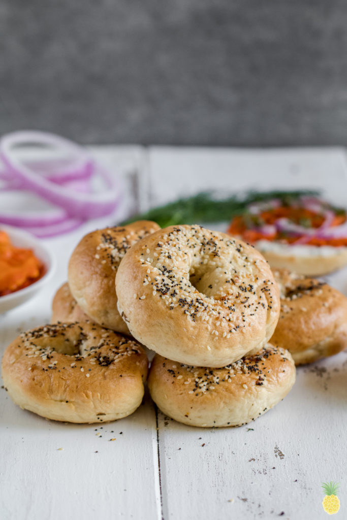 Are Bagels Vegan
 Fluffy New York Style Bagels vegan oil free