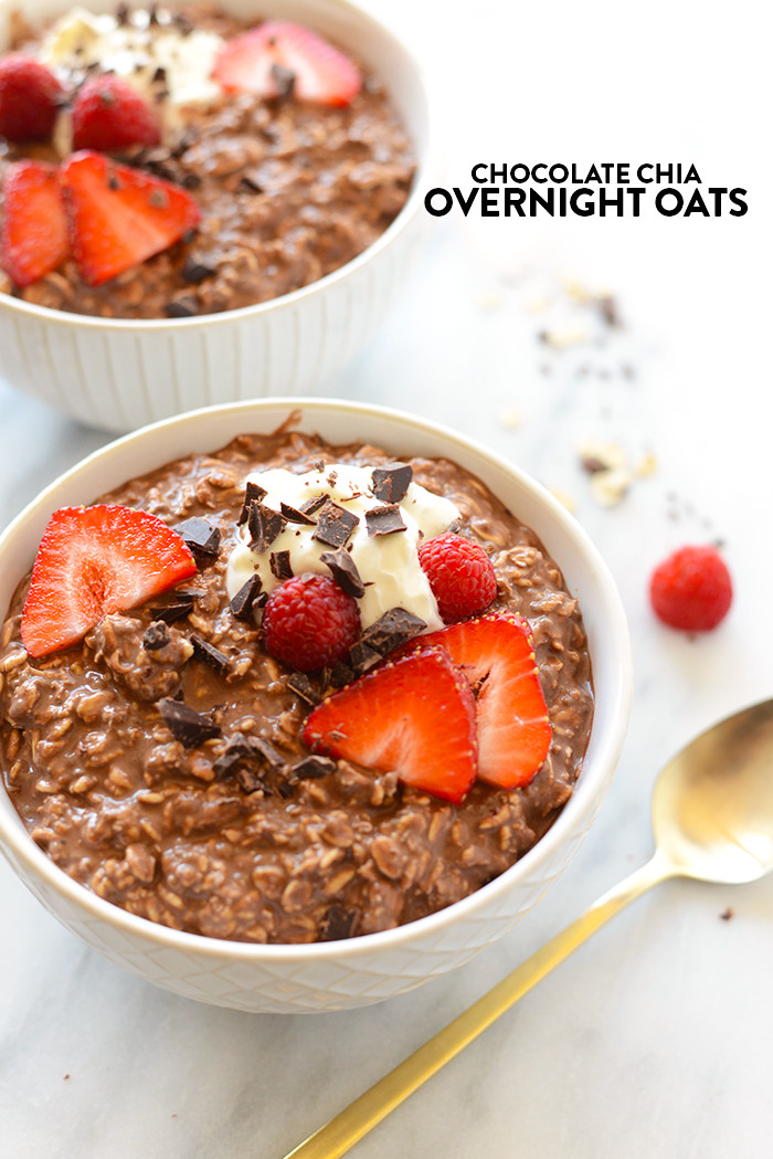 Are Oats Healthy
 Chocolate Chia Overnight Oats Video Fit Foo Finds
