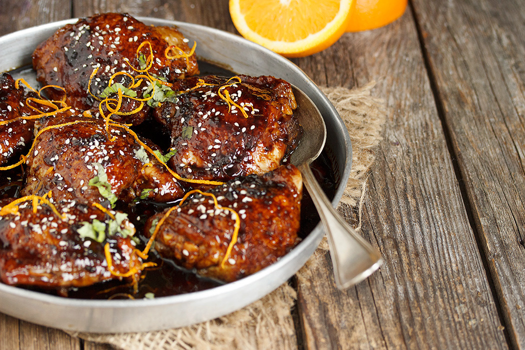 Asian Chicken Thighs
 Asian Sweet and Spicy Sticky Chicken Seasons and Suppers