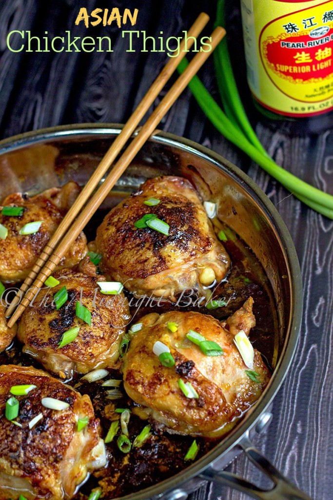 Asian Chicken Thighs
 Asian Chicken Thighs The Midnight Baker