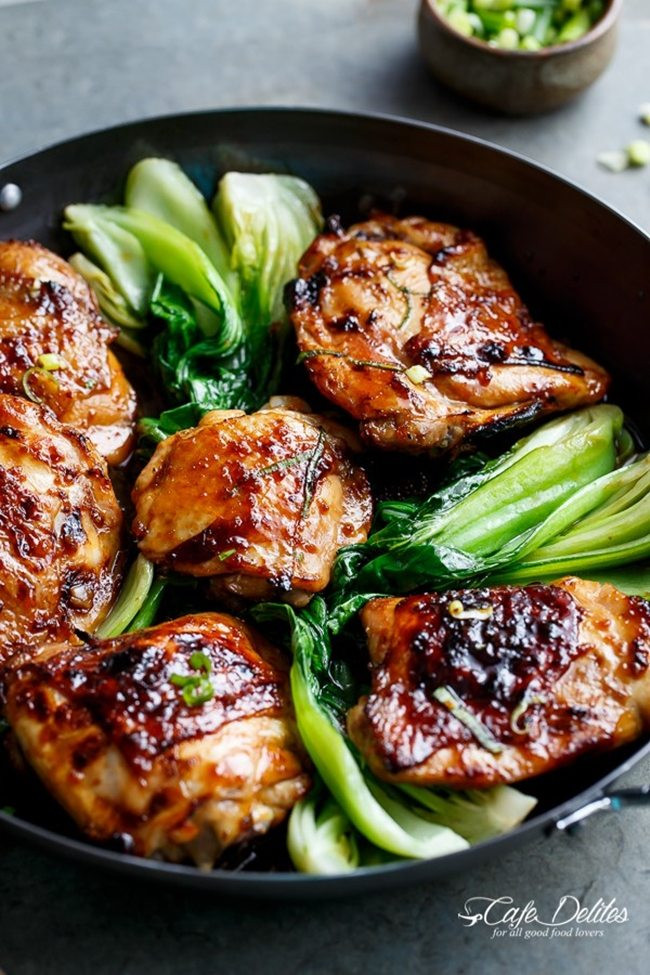 Asian Chicken Thighs
 96 Healthy & Delicious Dinner Recipes