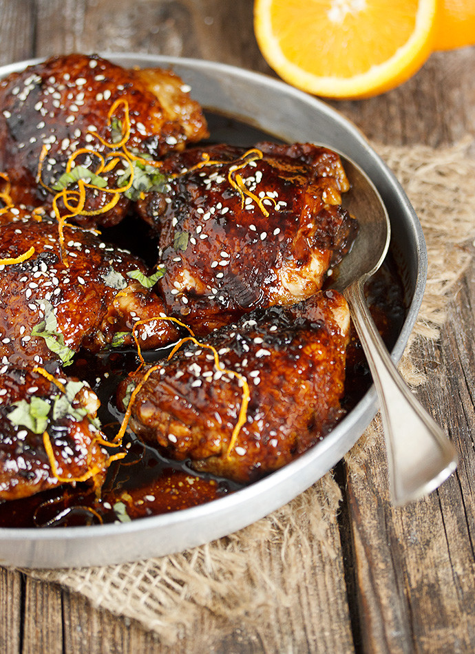 Asian Chicken Thighs
 Asian Sweet and Spicy Sticky Chicken Seasons and Suppers