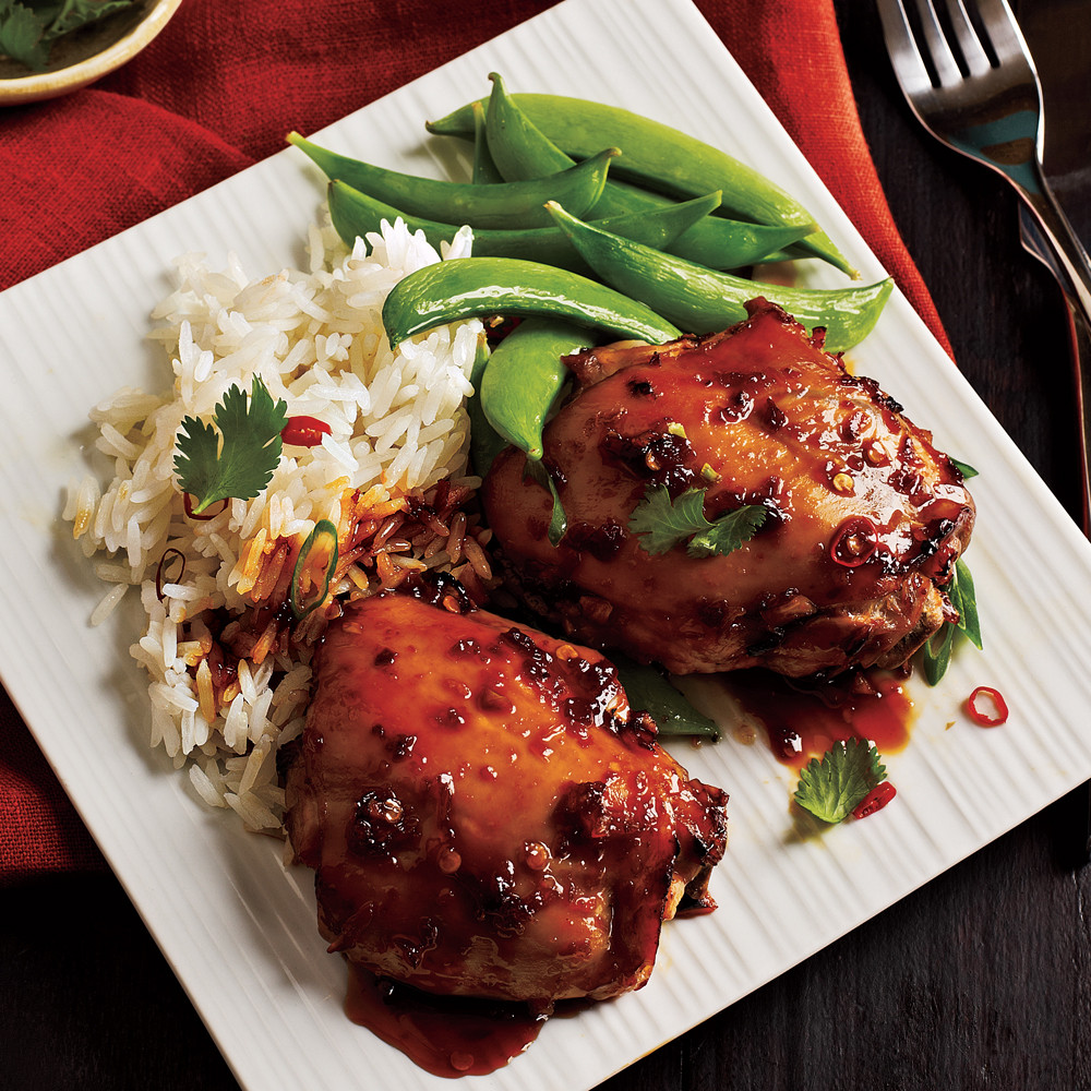 Asian Chicken Thighs
 Asian Glazed Chicken Thighs Recipe