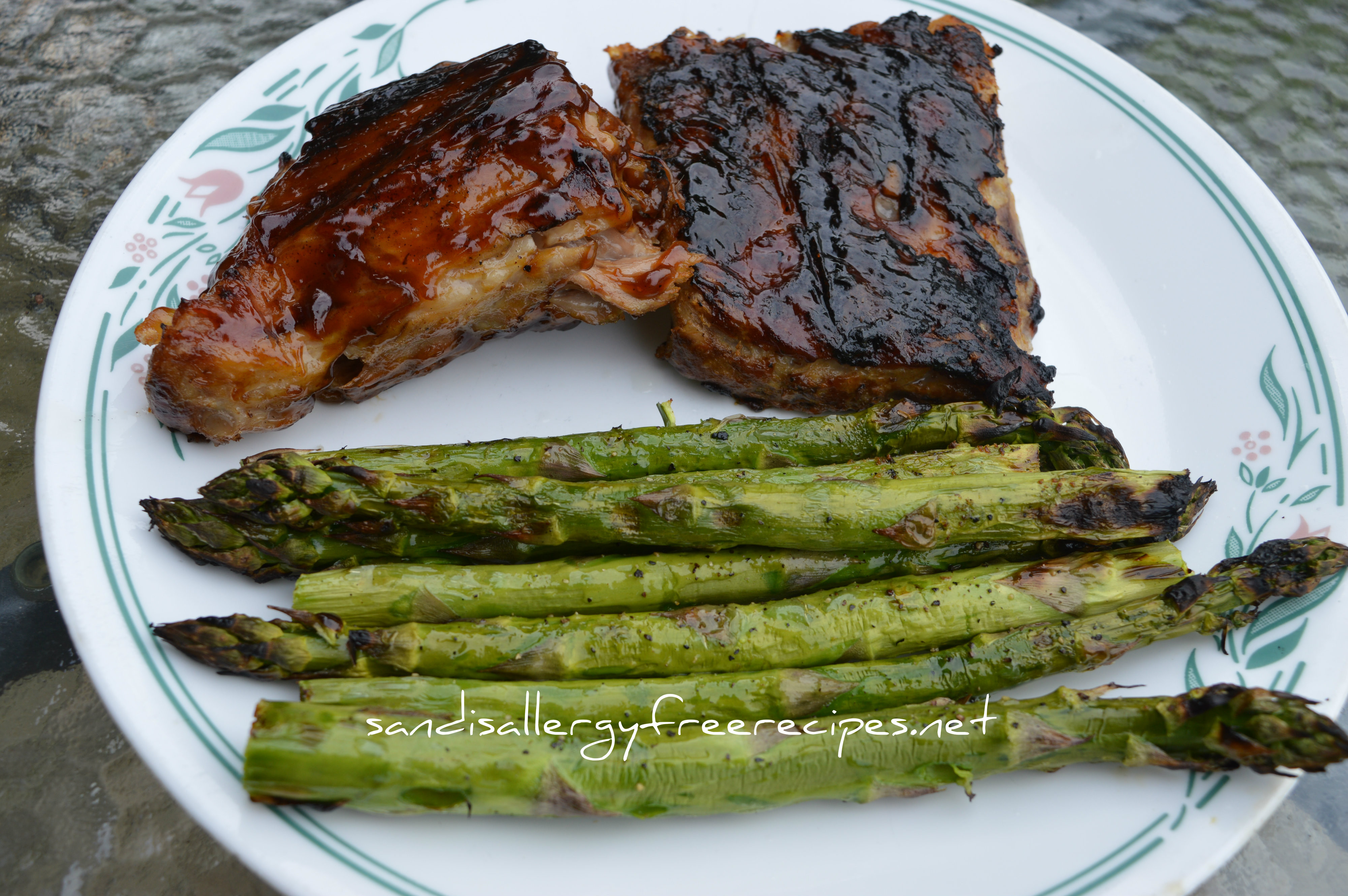 Asparagus On Grill
 Grilled Asparagus Spears Paleo Vegan