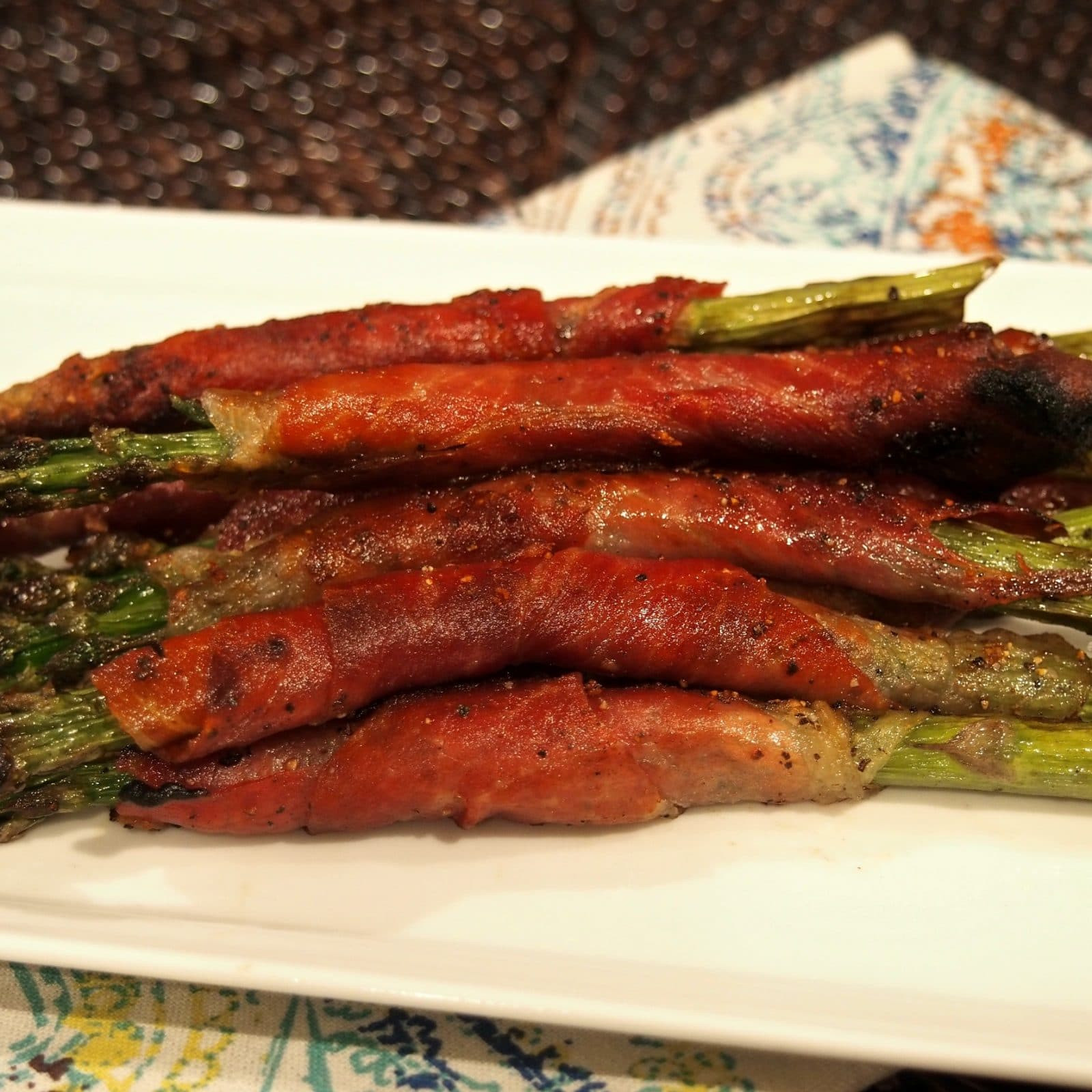 Asparagus On Grill
 Grilled Asparagus with Prosciutto