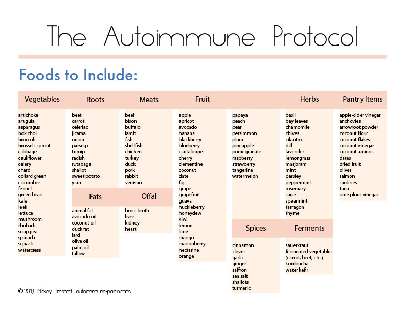 Autoimmune Paleo Diet
 The Autoimmune Protocol The Tasty Alternative