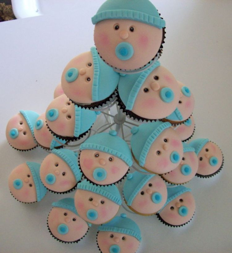 Baby Shower Cupcakes Boy
 Baby shower boys cupcakes