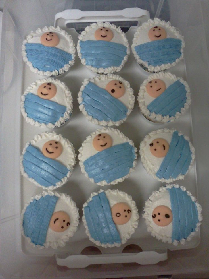 Baby Shower Cupcakes Boy
 1000 images about baby shower cakes on Pinterest