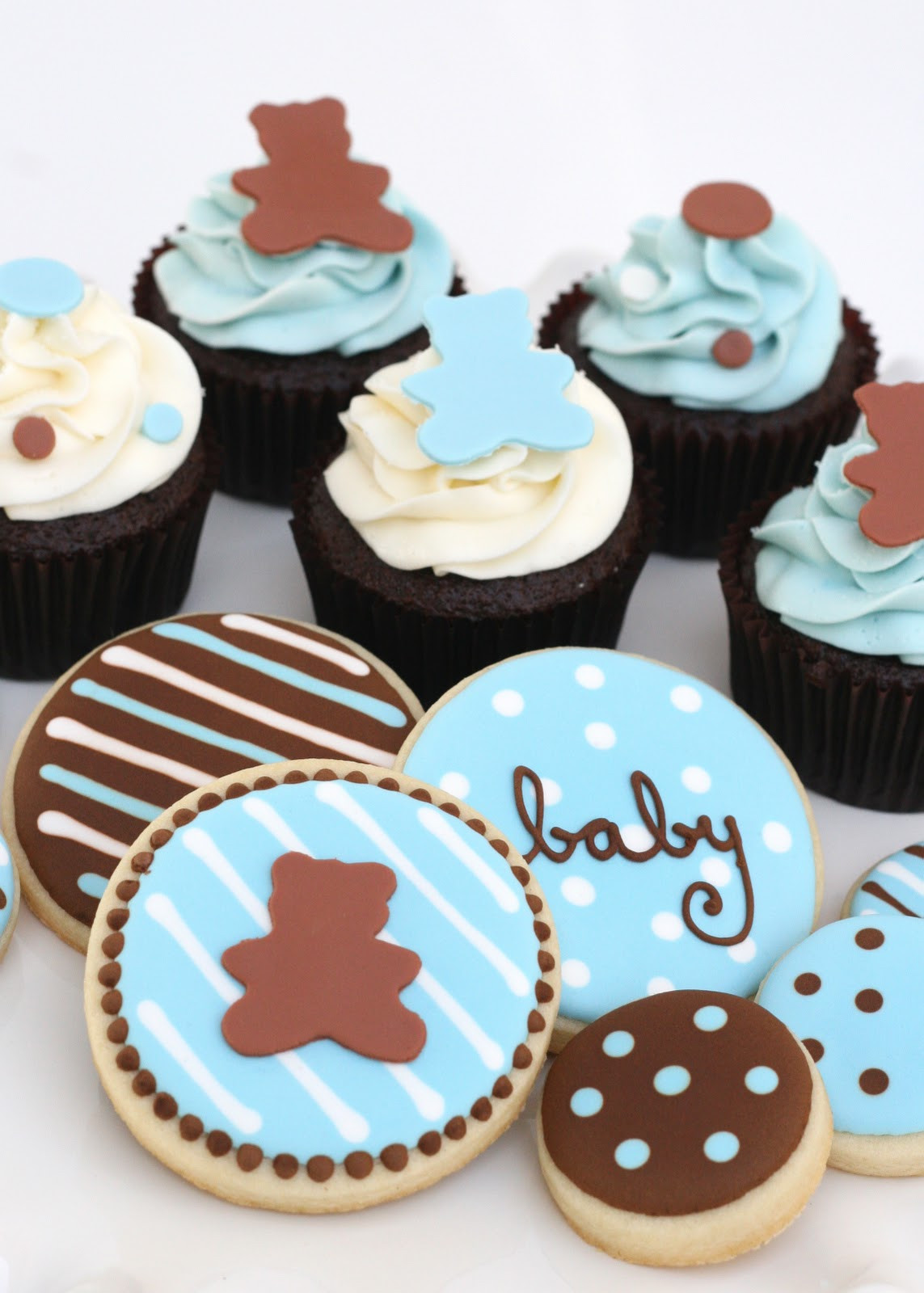 Baby Shower Cupcakes Boy
 Baby Shower Treats – Glorious Treats