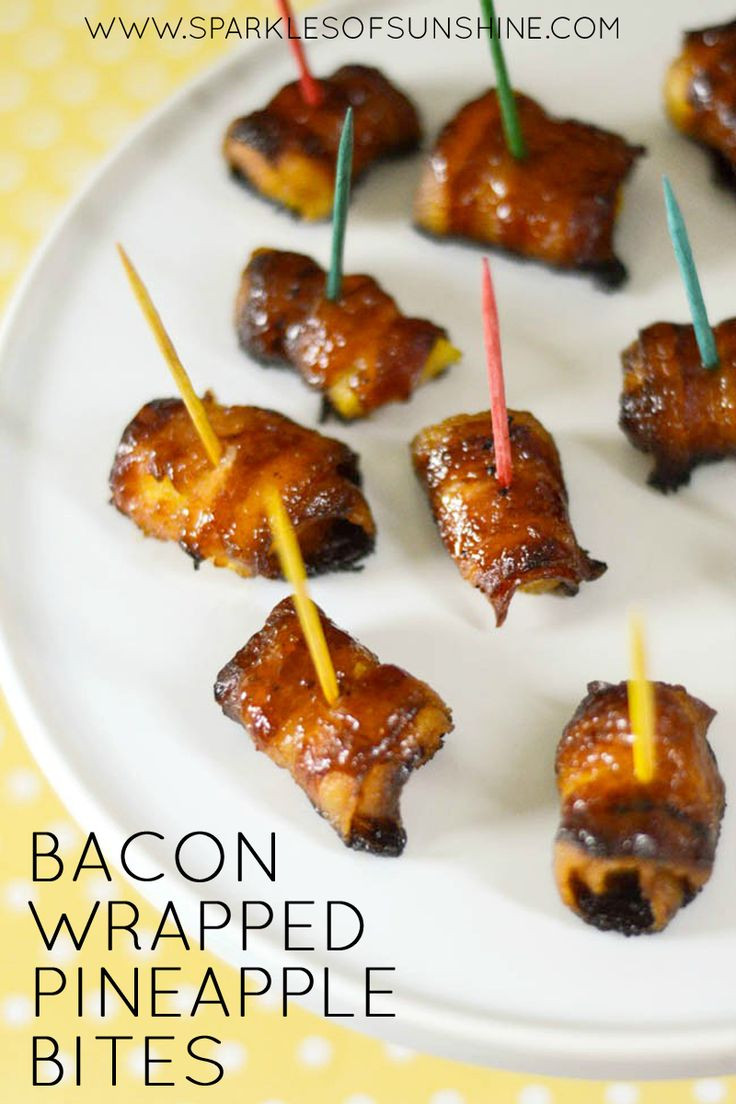 Bacon Appetizer Recipes
 25 best ideas about Bacon wrapped pineapple on Pinterest