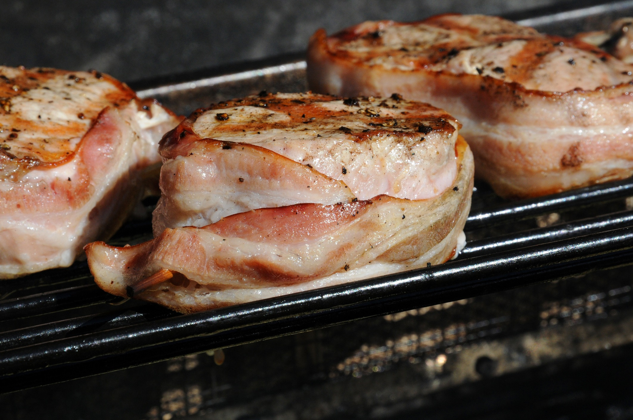 Bacon Wrapped Pork Chops
 Bacon Wrapped Pork Chops with Seasoned Butter – Her View
