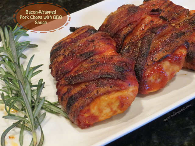 Bacon Wrapped Pork Chops
 Friday Flash Blog