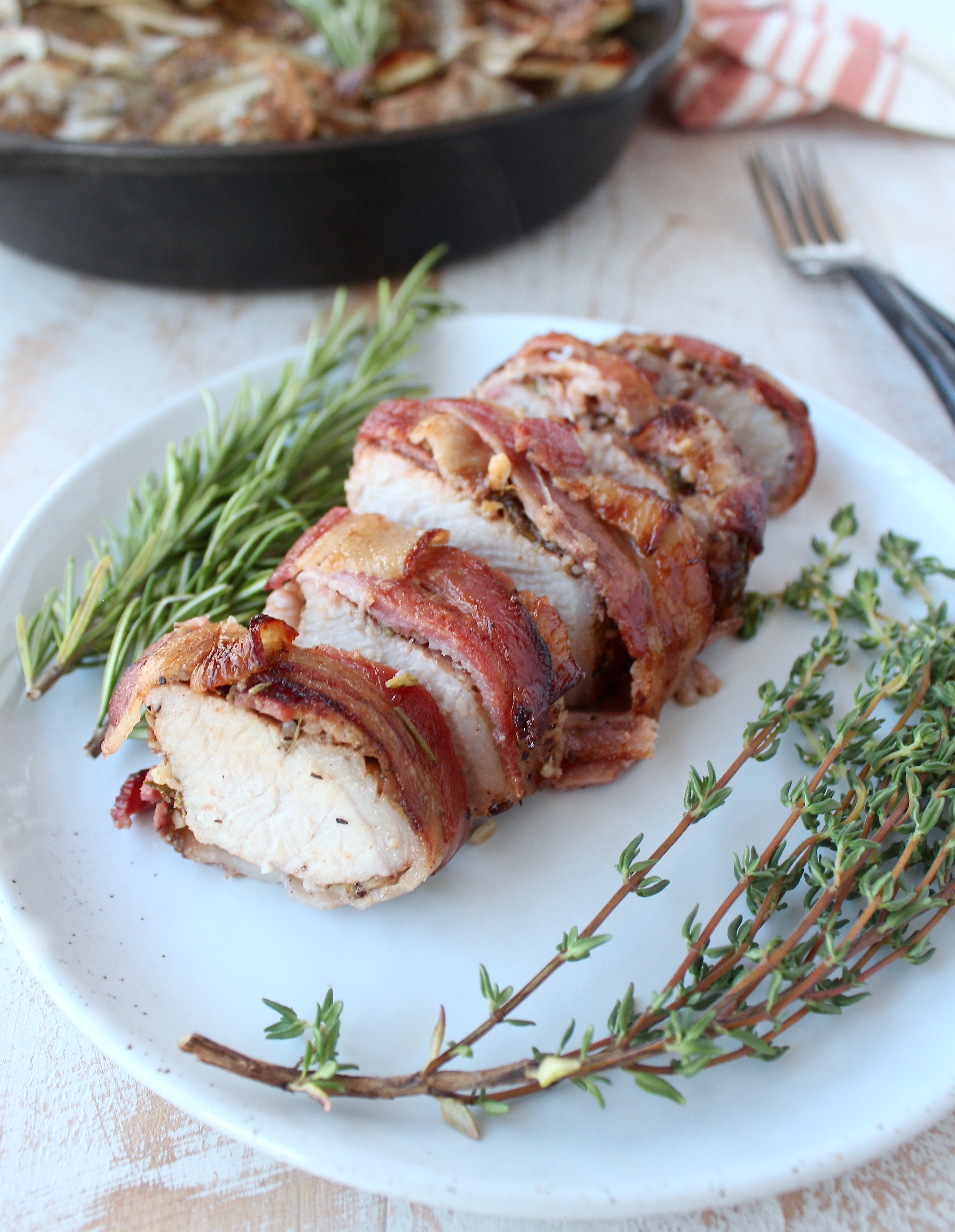 Bacon Wrapped Pork Chops
 Bacon Wrapped Pork Chops Recipe WhitneyBond