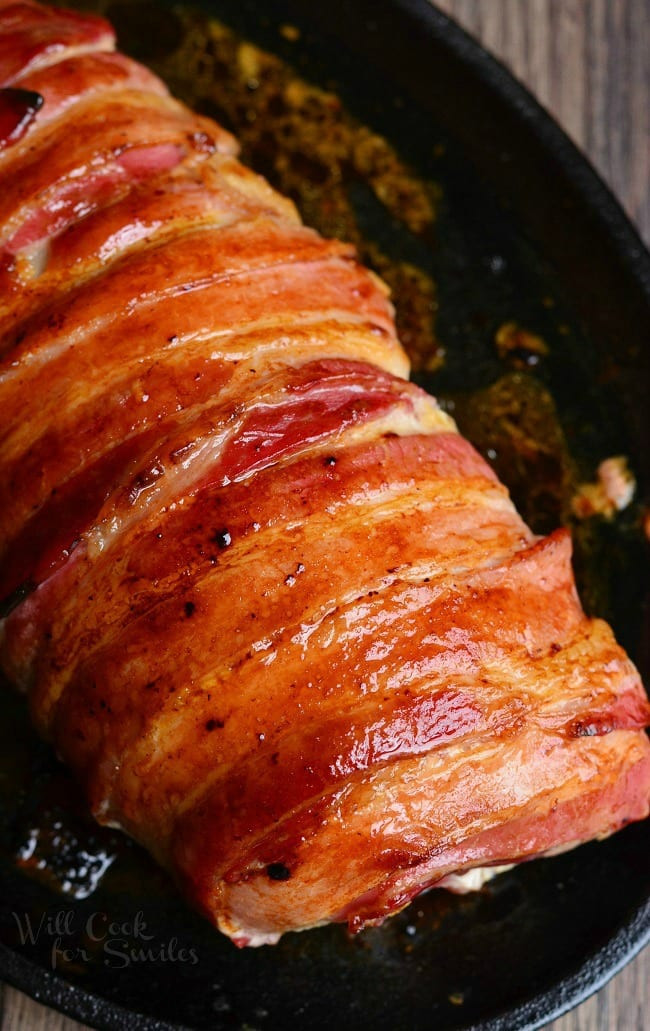 Bacon Wrapped Pork Tenderloin
 Bacon Wrapped Garlic Dijon Pork Loin Will Cook For Smiles