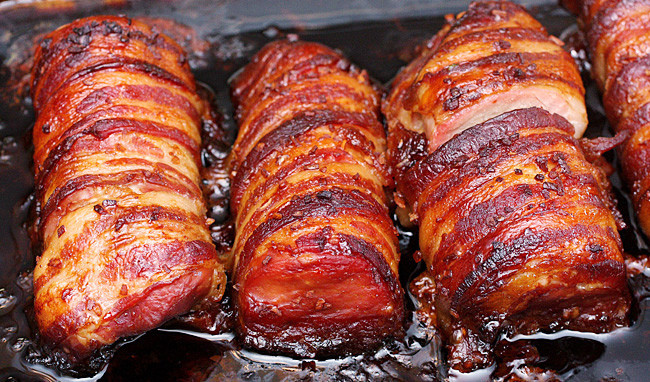 Bacon Wrapped Pork Tenderloin
 Jill’s Pork Tenderloin