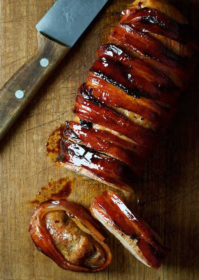 Bacon Wrapped Pork Tenderloin
 Bacon Wrapped Pork Tenderloin