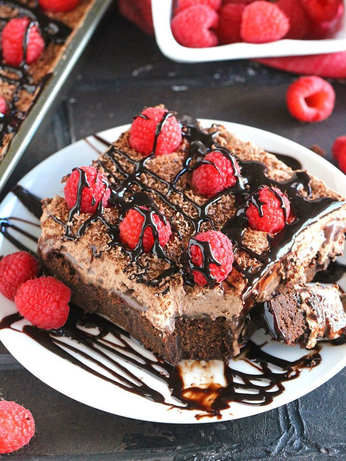 Baileys Chocolate Poke Cake
 Chocolate Baileys Poke Cake with Baileys Whipped Cream