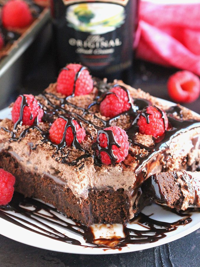 Baileys Chocolate Poke Cake
 Chocolate Baileys Poke Cake Sweet and Savory Meals