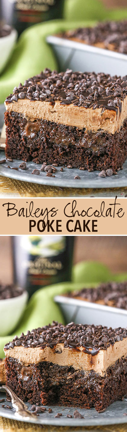 Baileys Chocolate Poke Cake
 Baileys Chocolate Poke Cake