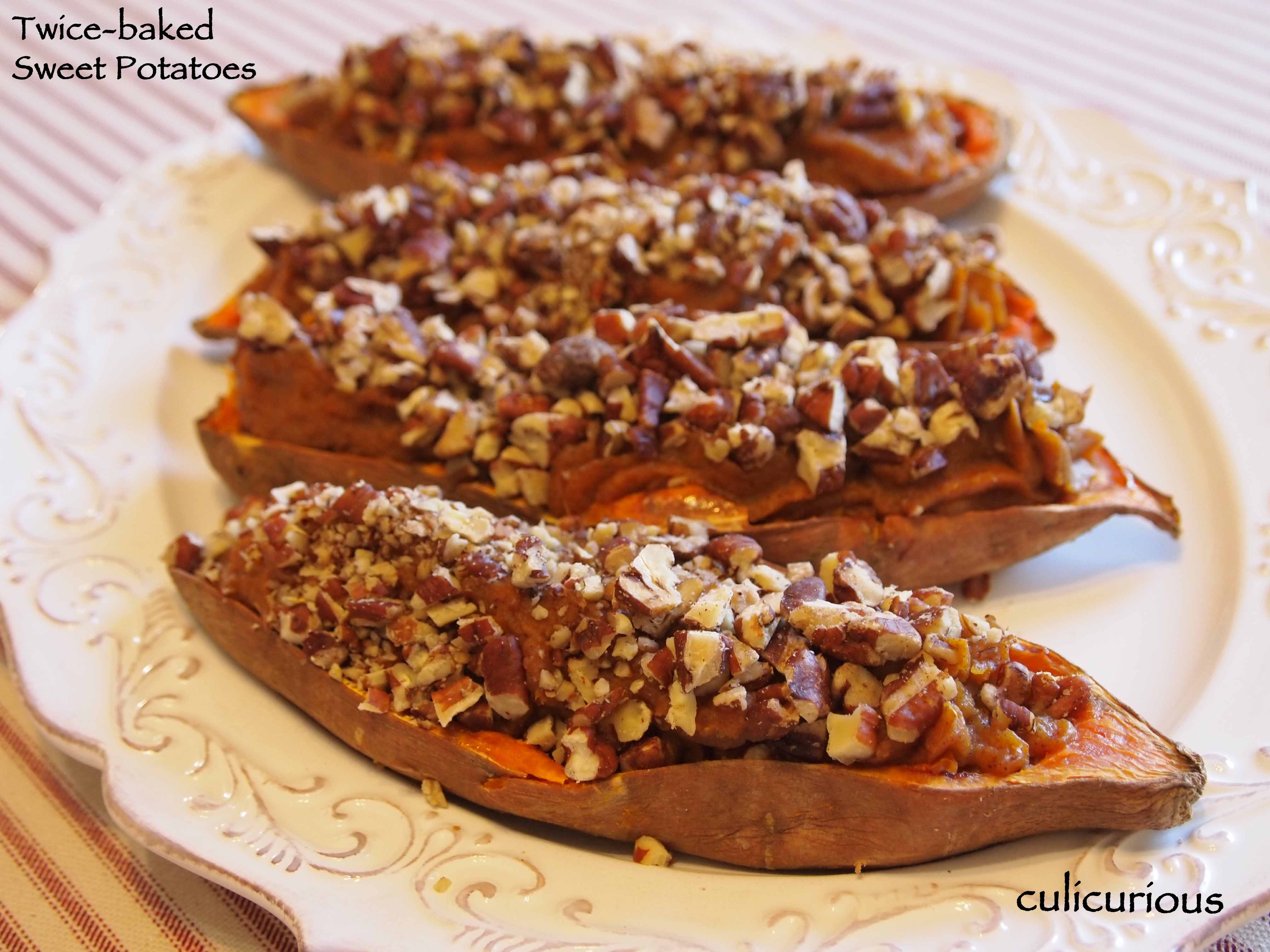 Bake A Sweet Potato
 Twice baked Sweet Potatoes Recipe culicurious