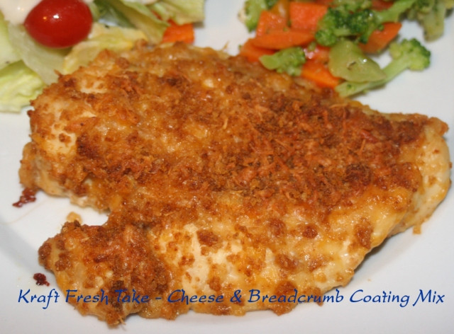Baked Breaded Chicken Breast
 Chicken Fanatics Review Kraft Cheese and Breadcrumb Mixes