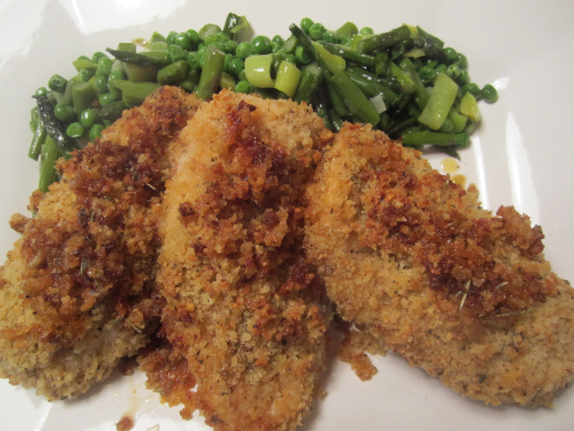 Baked Breaded Chicken Breast
 Mom’s Baked Breaded Chicken Breasts