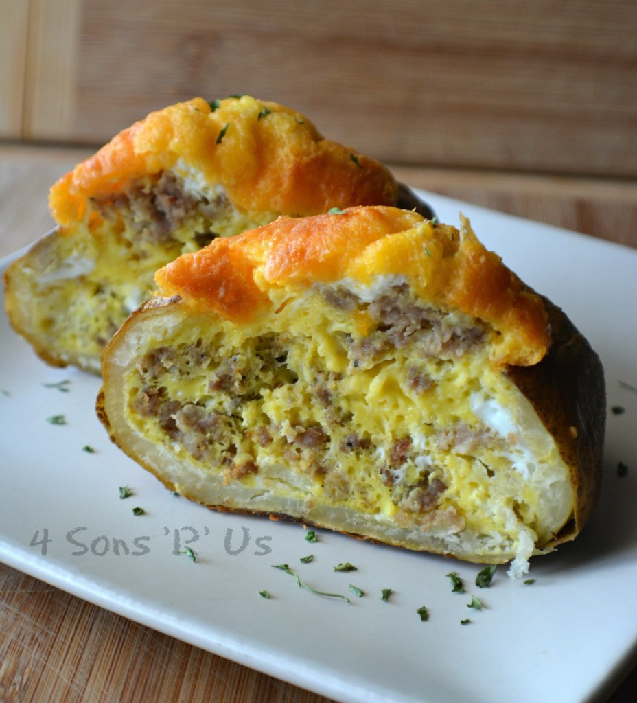 Baked Breakfast Potatoes
 Sausage & Egg Stuffed Twice Baked Breakfast Potatoes 4