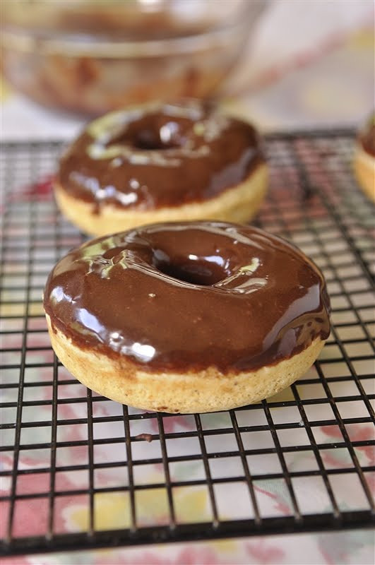 Baked Cake Donut Recipe
 Baked Cake Doughnuts with Chocolate Glaze Your Cup of Cake