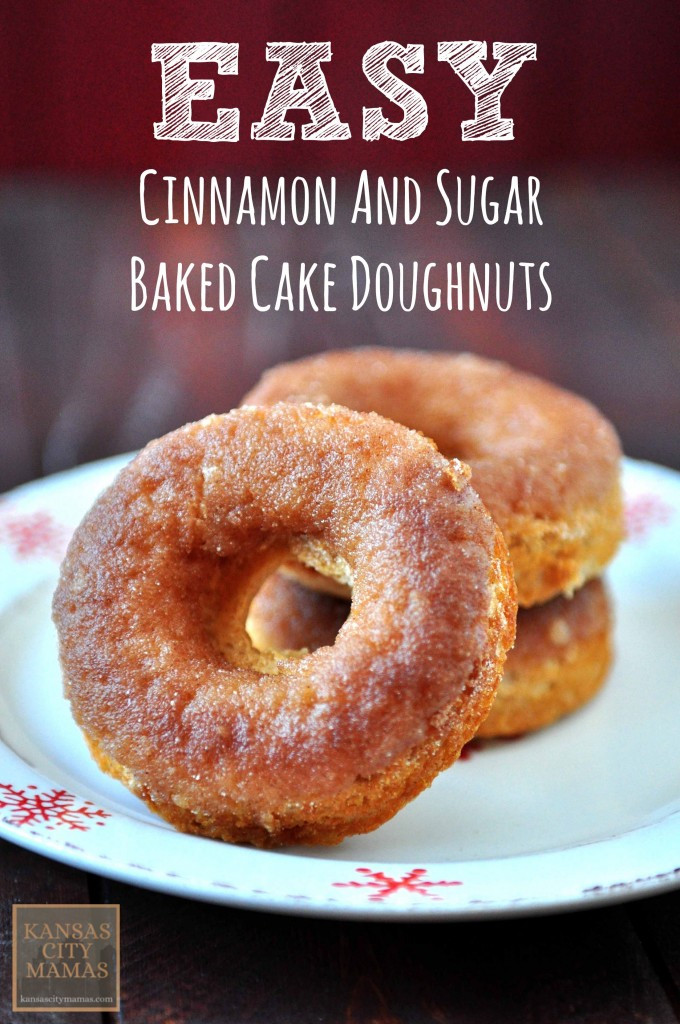 Baked Cake Donut Recipe
 Easy Baked Cake Doughnuts With Cinnamon & Sugar
