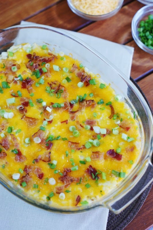 Baked Cauliflower Casserole
 Cauliflower Just Like Loaded Baked Potato Casserole