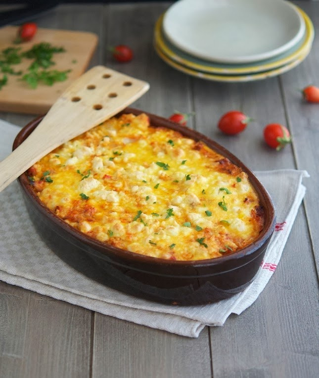 Baked Cauliflower Casserole
 The Iron You Roasted Cauliflower Tomato and Goat Cheese