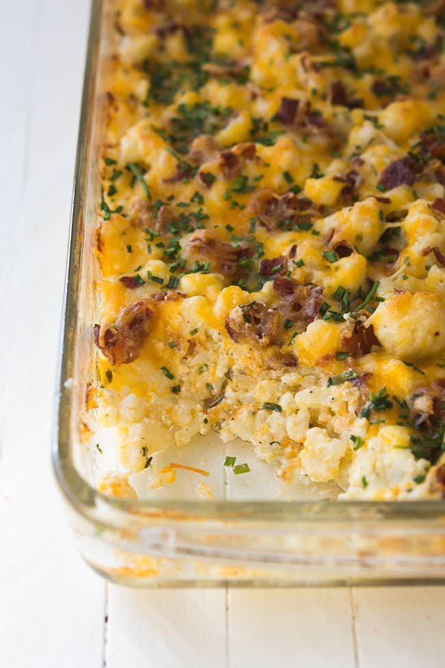 Baked Cauliflower Casserole
 Loaded Cauliflower Casserole Recipe