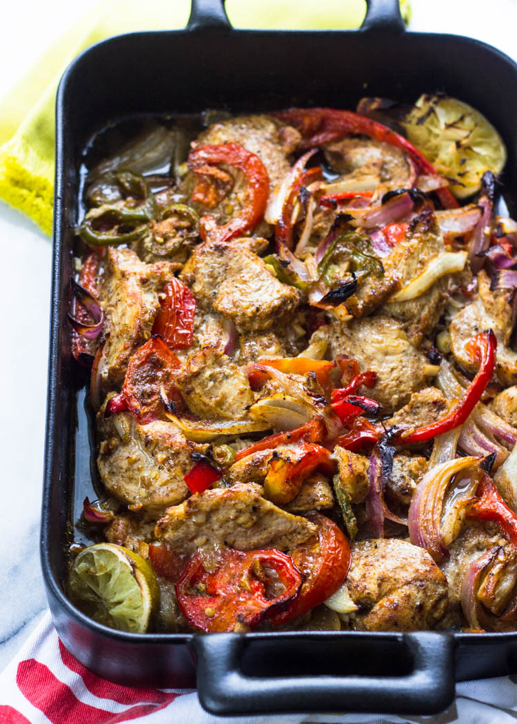 Baked Chicken Fajitas
 Easy Oven Baked Skinny Chicken Fajitas