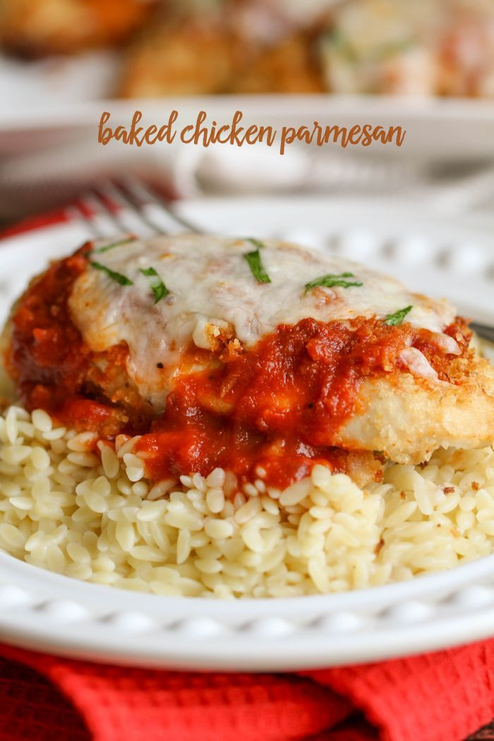 Baked Chicken Parmesan
 Baked Chicken Parmesan