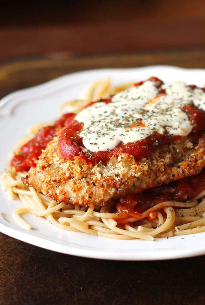 Baked Chicken Parmesan
 Oven Baked Chicken Parmesan Smile Sandwich