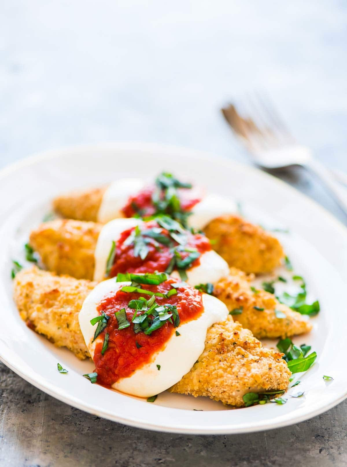 Baked Chicken Parmesan
 Baked Chicken Parmesan