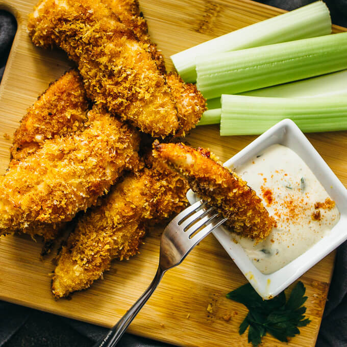 Baked Chicken Tenders No Breading
 Baked chicken tenders with honey and cayenne savory tooth