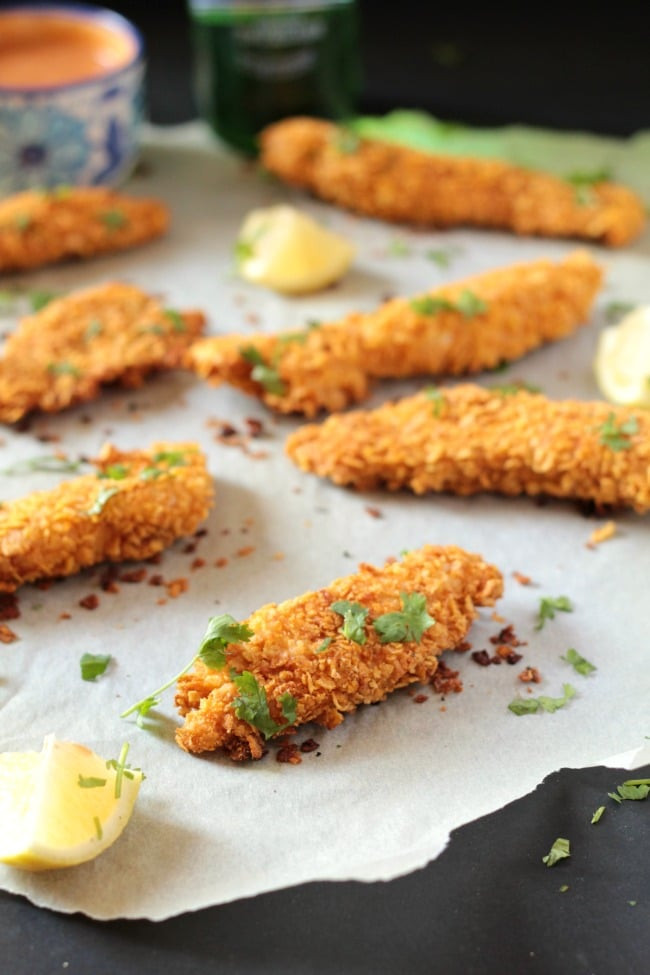 Baked Chicken Tenders No Breading
 chicken tenders panko mayo