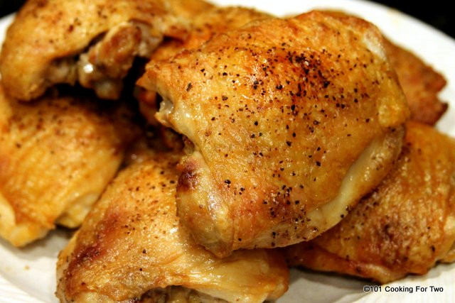 Baked Chicken Thigh
 Crispy Oven Baked Chicken Thighs