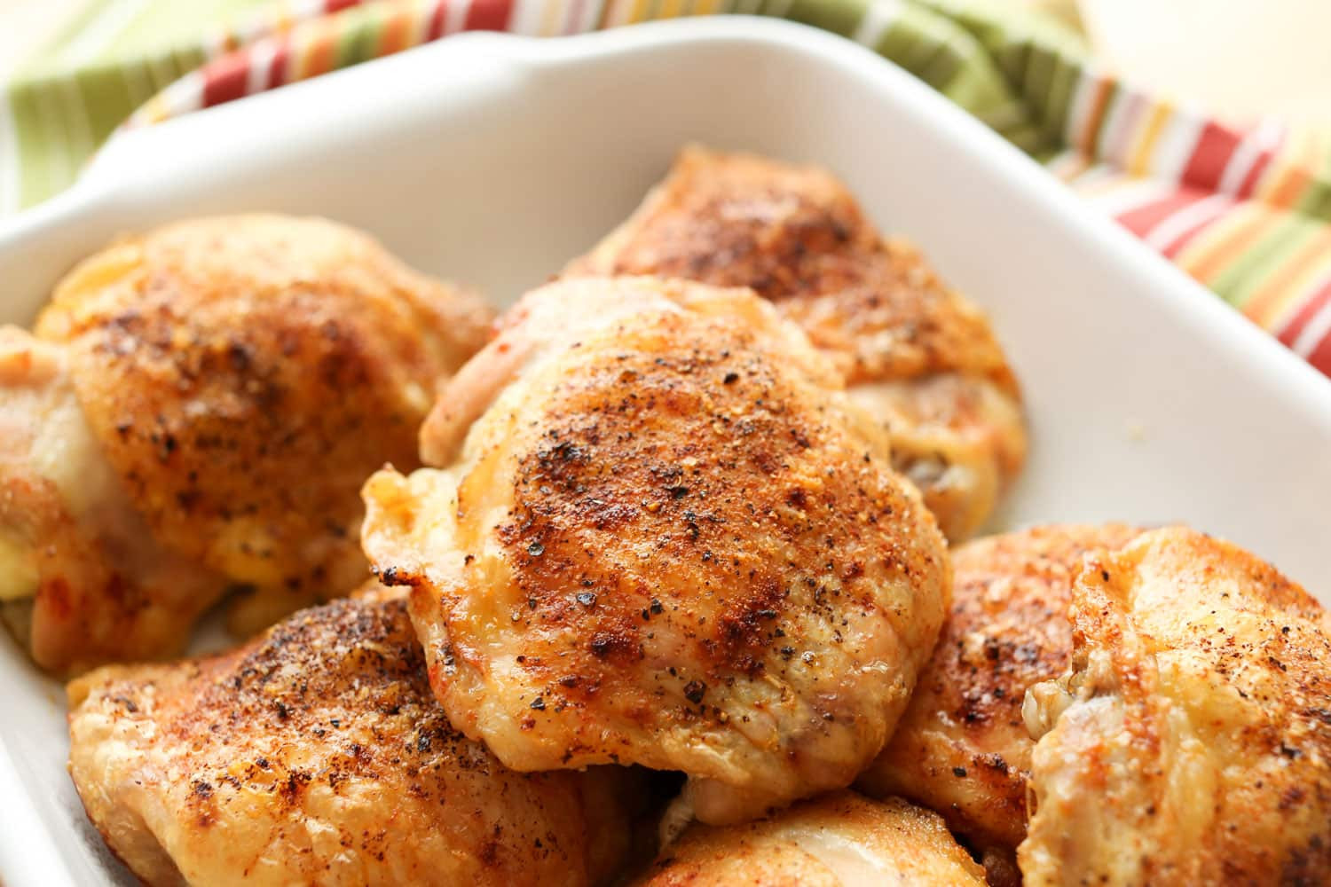 Baked Chicken Thighs Recipe
 Oven Baked Crispy Chicken