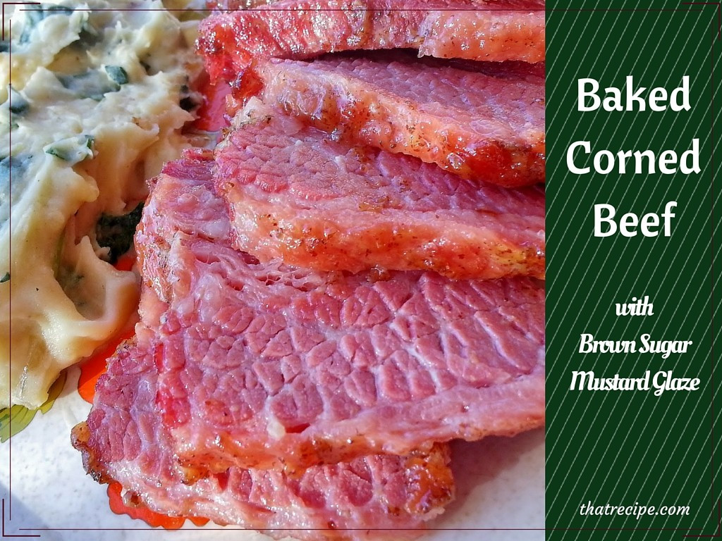 Baked Corn Beef
 Baked Corned Beef and Colcannon
