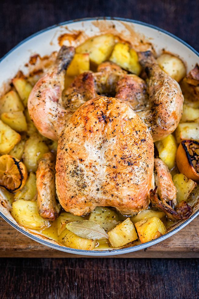 Baked Greek Chicken
 Roasted Greek Chicken And Potatoes In Lemon Oregano