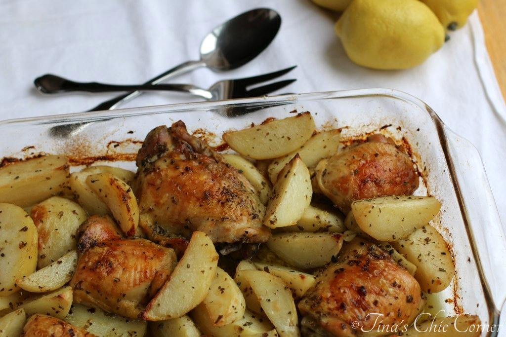 Baked Greek Chicken
 Roasted Greek Chicken And Potatoes In Lemon Oregano