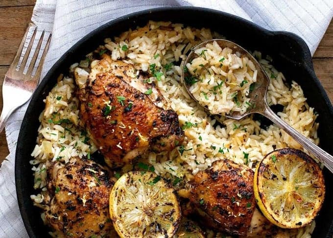 Baked Greek Chicken
 e Pot Greek Chicken & Lemon Rice