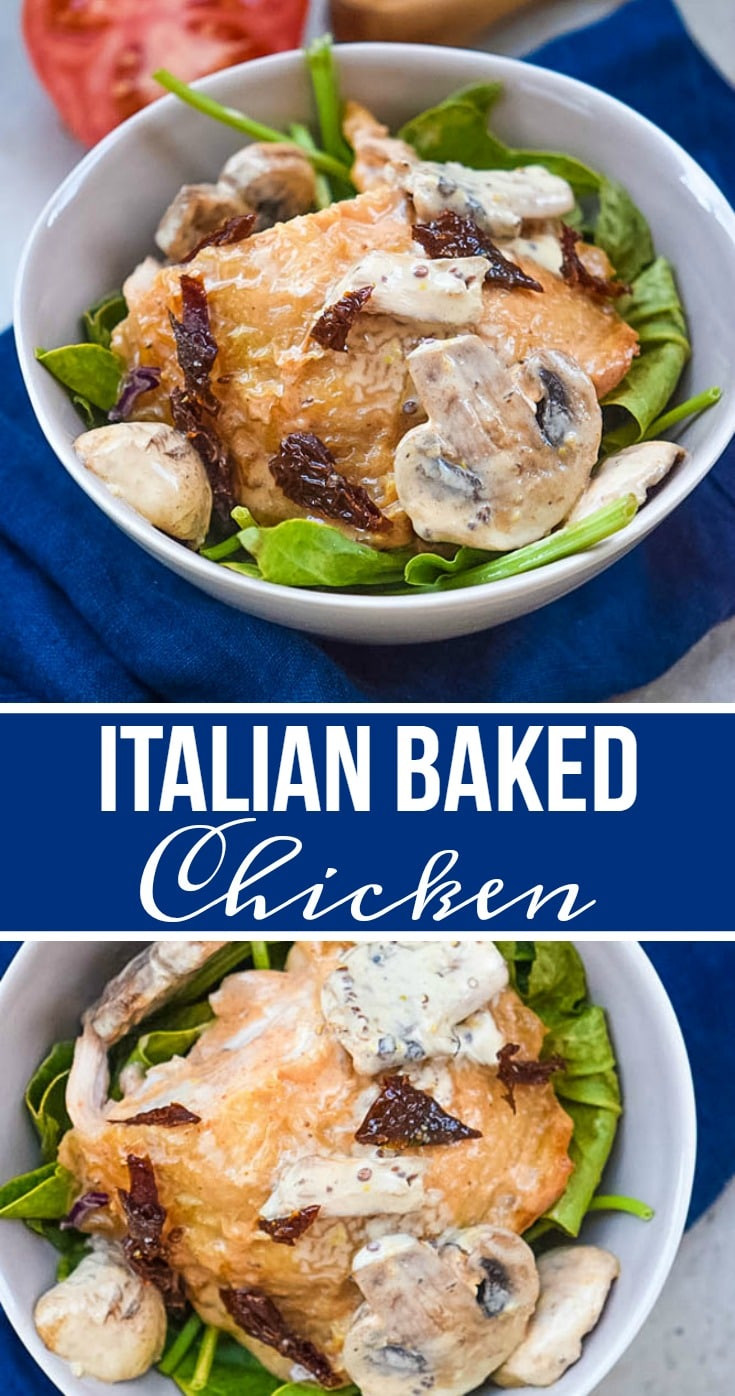 Baked Italian Chicken Recipes
 Creamy Italian Baked Chicken Recipe Mommy Musings