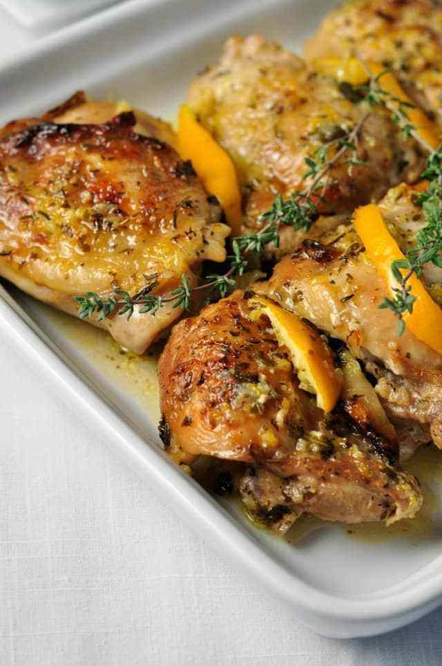 Baked Lemon Garlic Chicken
 Easy Baked Lemon Chicken Flavour and Savour